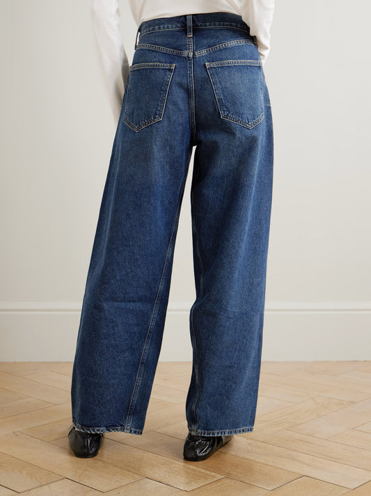 AGOLDE Twist Wide Leg Jeans in Nexus