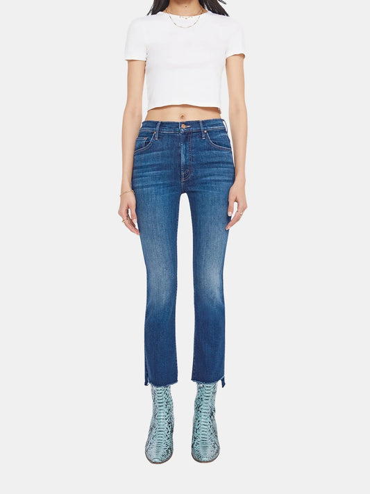 Mother Insider Crop Step Fray in Troublemaker