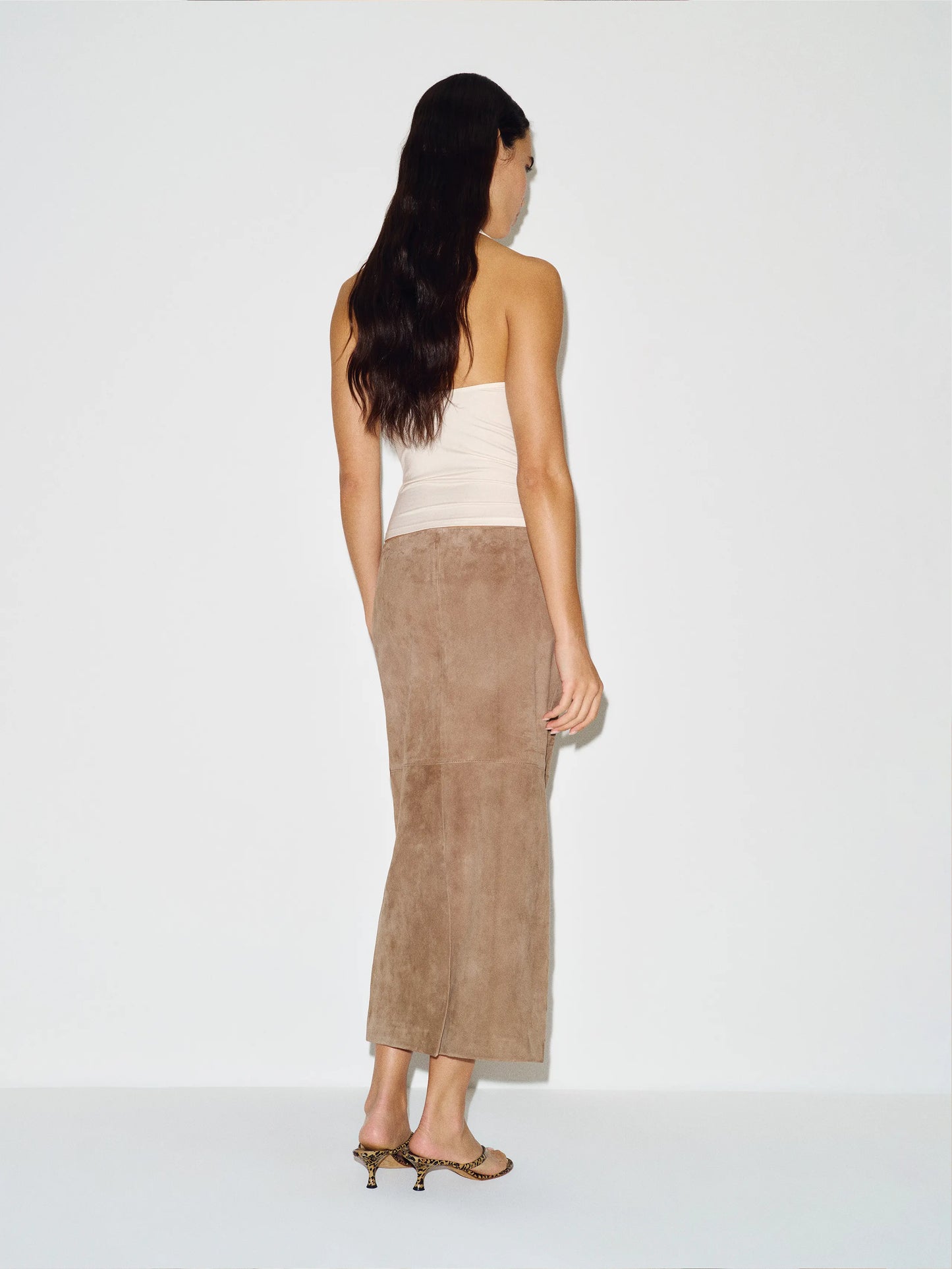 Reformation Sydney Knit Top in Latte