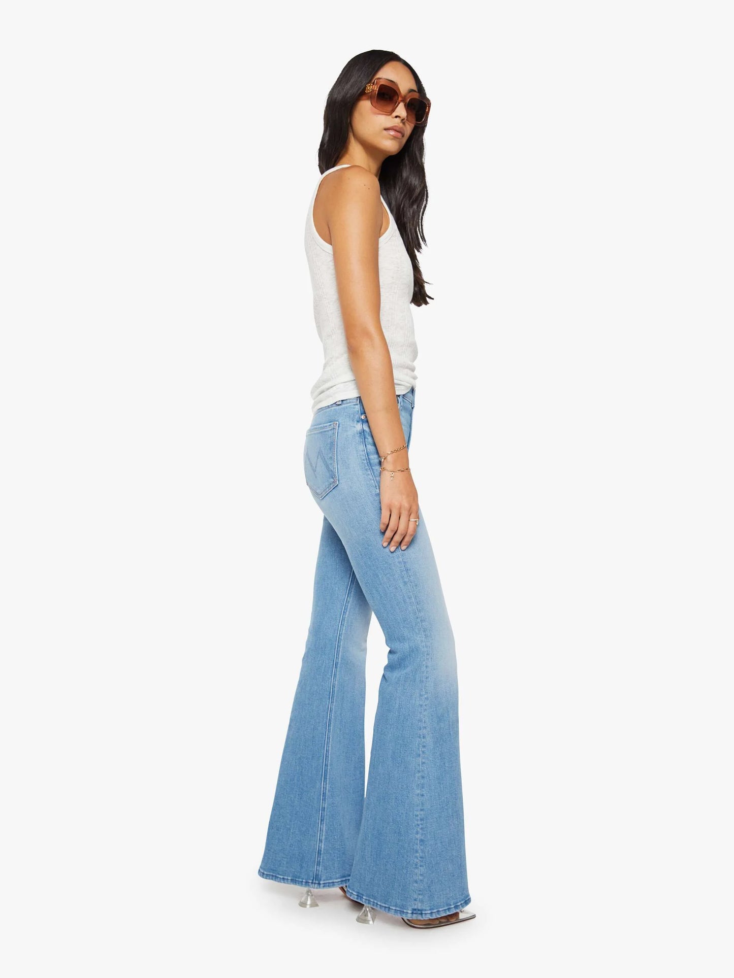 MOTHER The Doozy Flare Jeans in Room Service