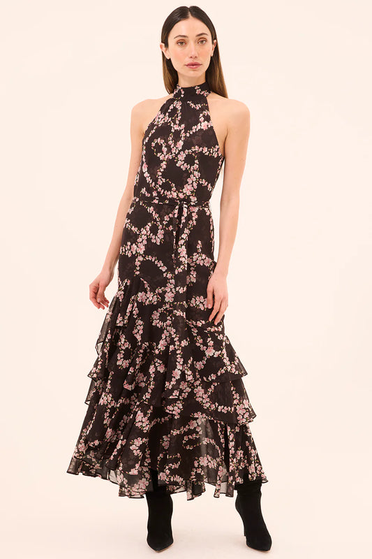 Misa Los Angeles ELIANA DRESS in Blossom Chiffon