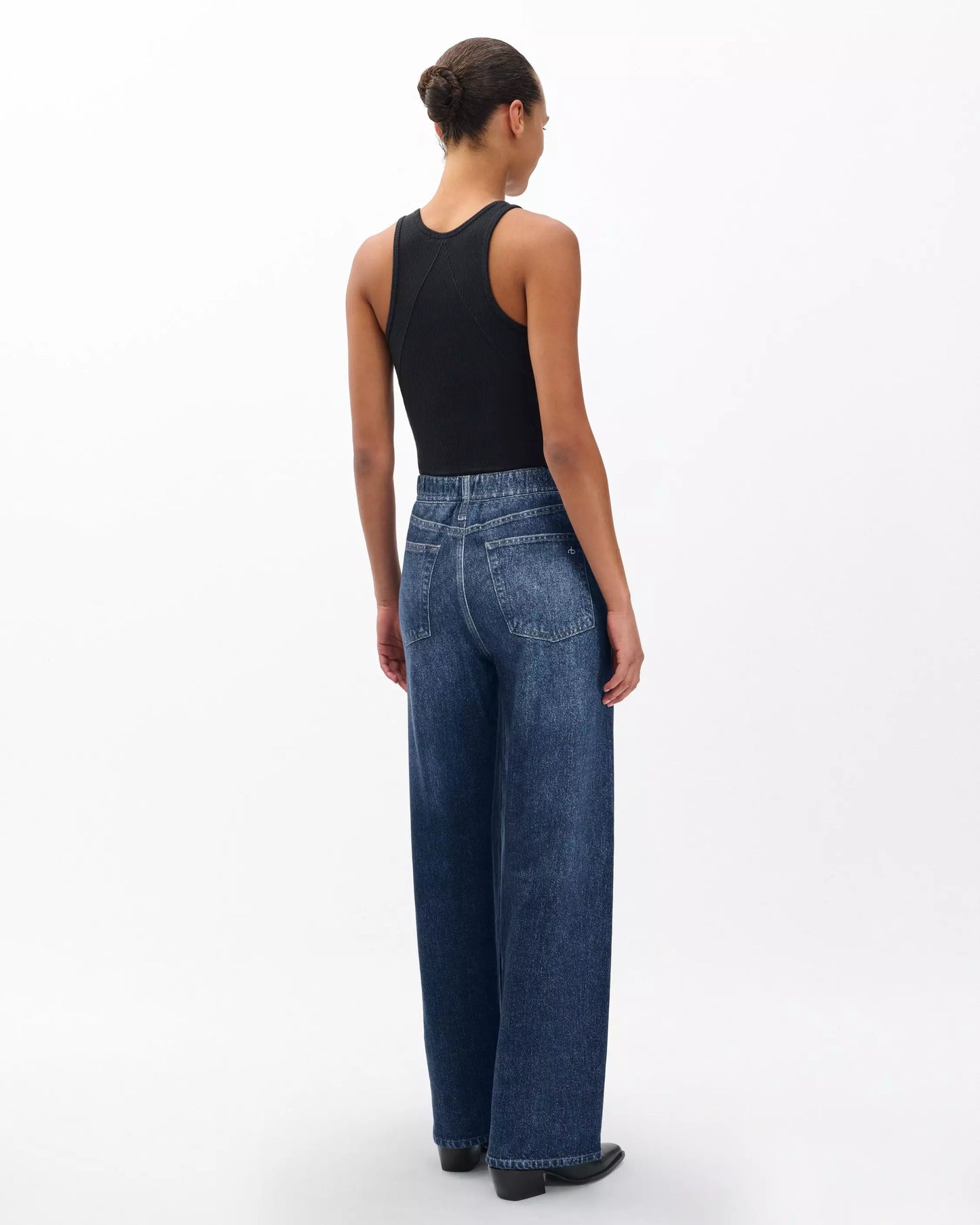 Rag & Bone Miramar Wide-Leg Pants In Petra