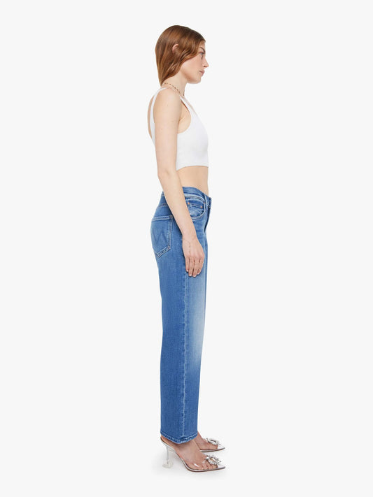 MOTHER Mid Rise Rambler Zip Ankle in Piece by Piece