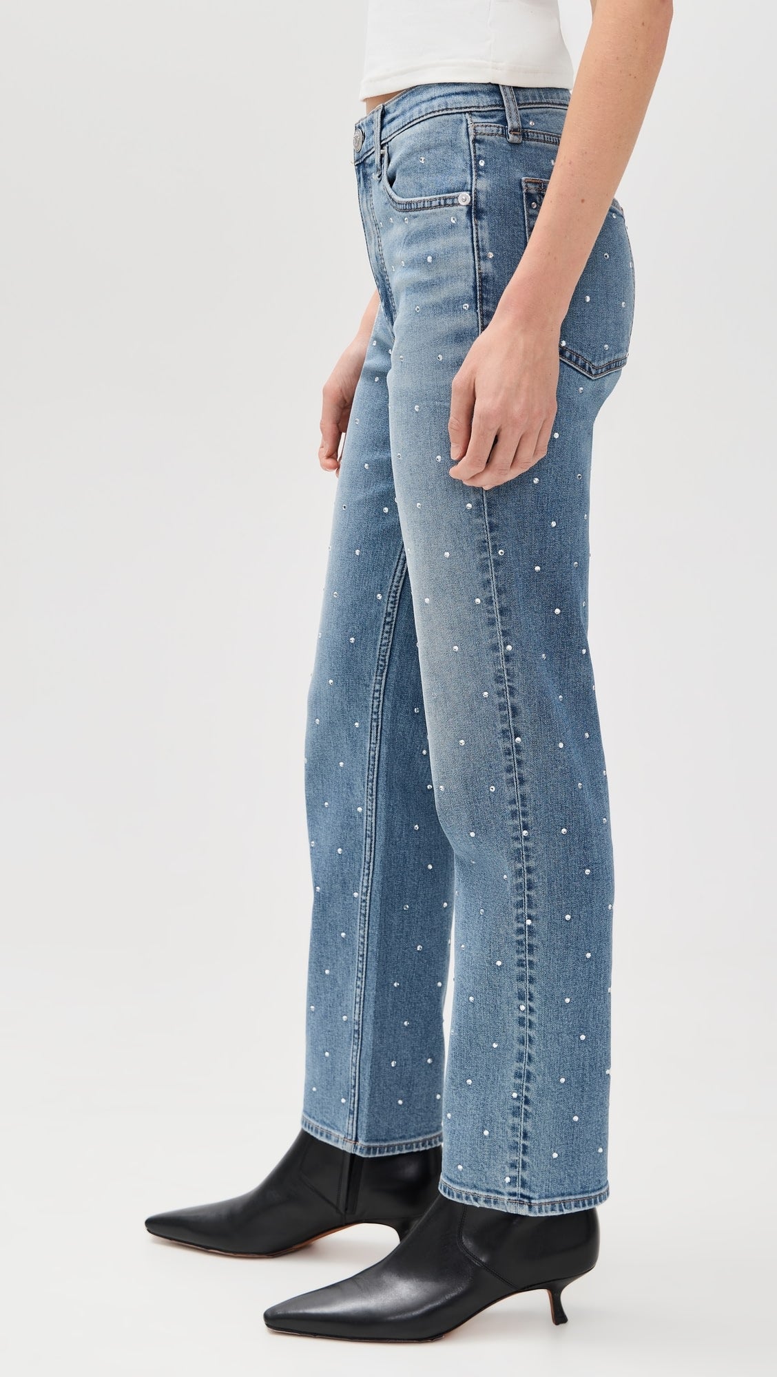Rag & Bone Harlow Ankle Jeans in Orian Jewel