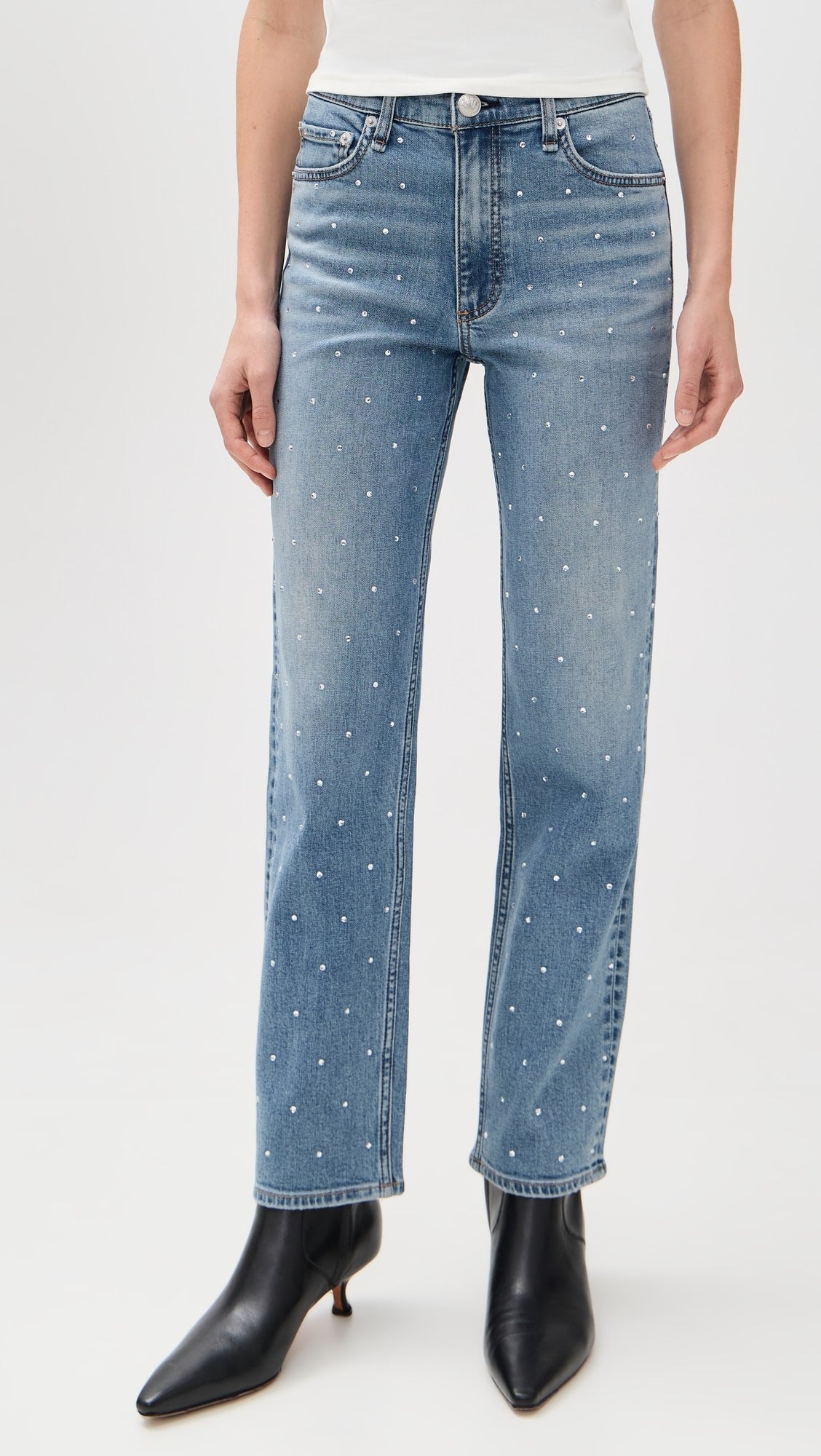 Rag & Bone Harlow Ankle Jeans in Orian Jewel