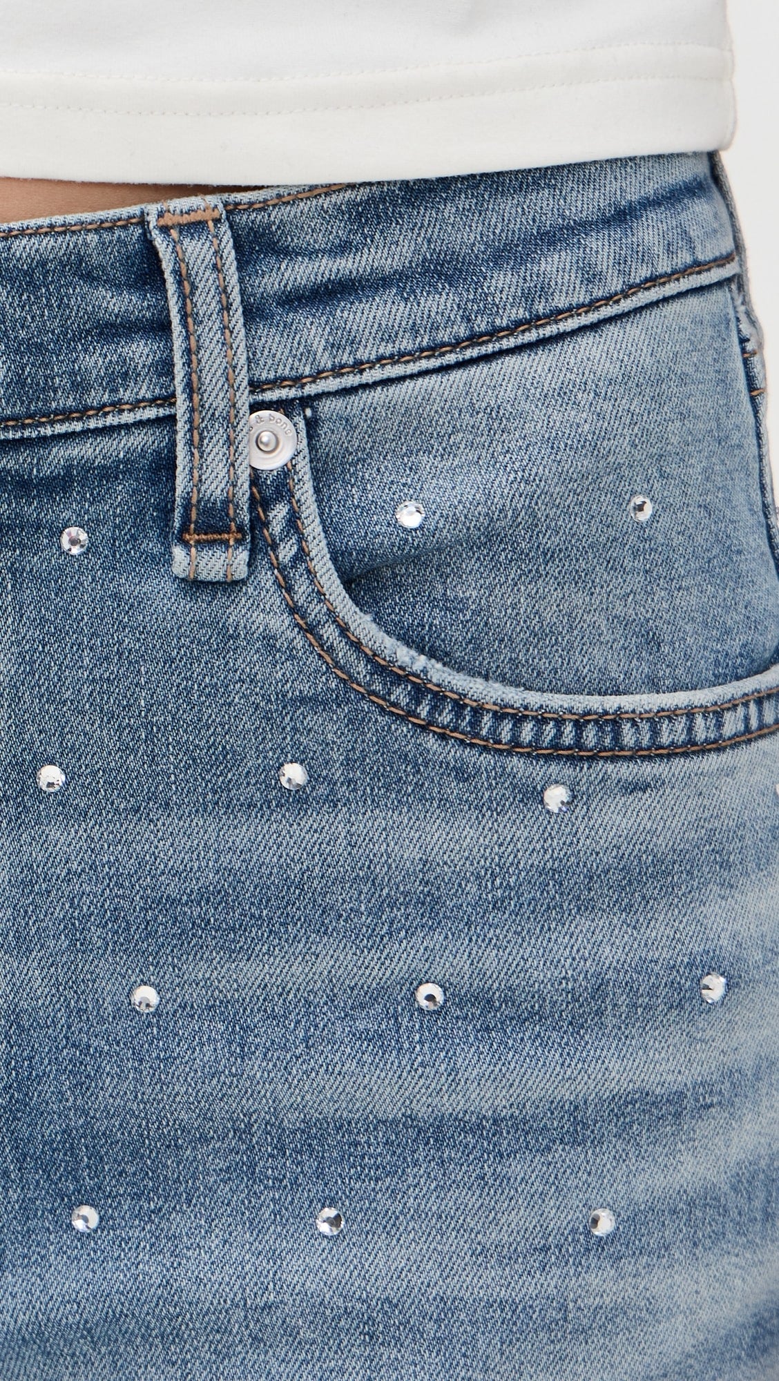 Rag & Bone Harlow Ankle Jeans in Orian Jewel