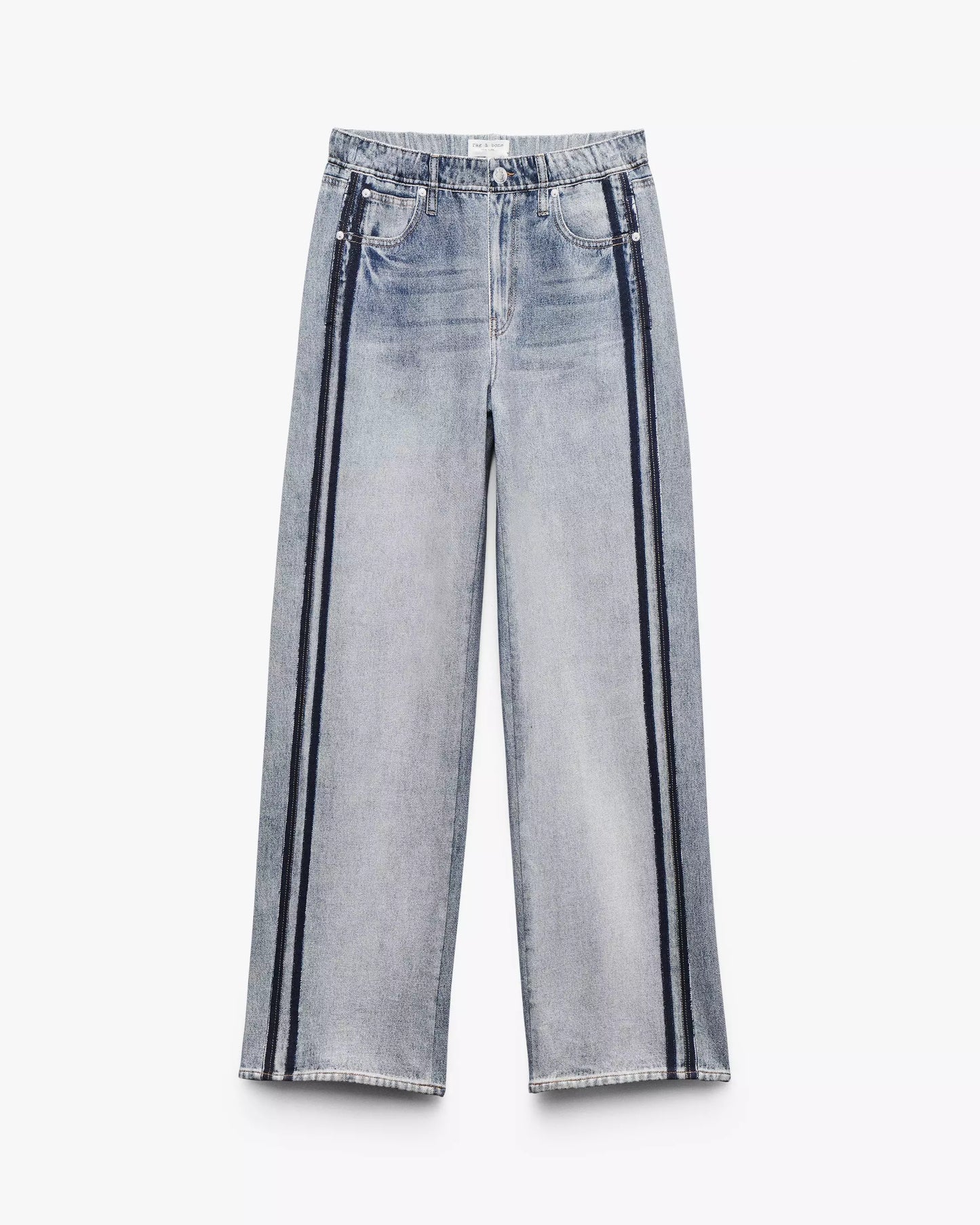 Rag & Bone Miramar Wide-Leg Track Pants in Coney