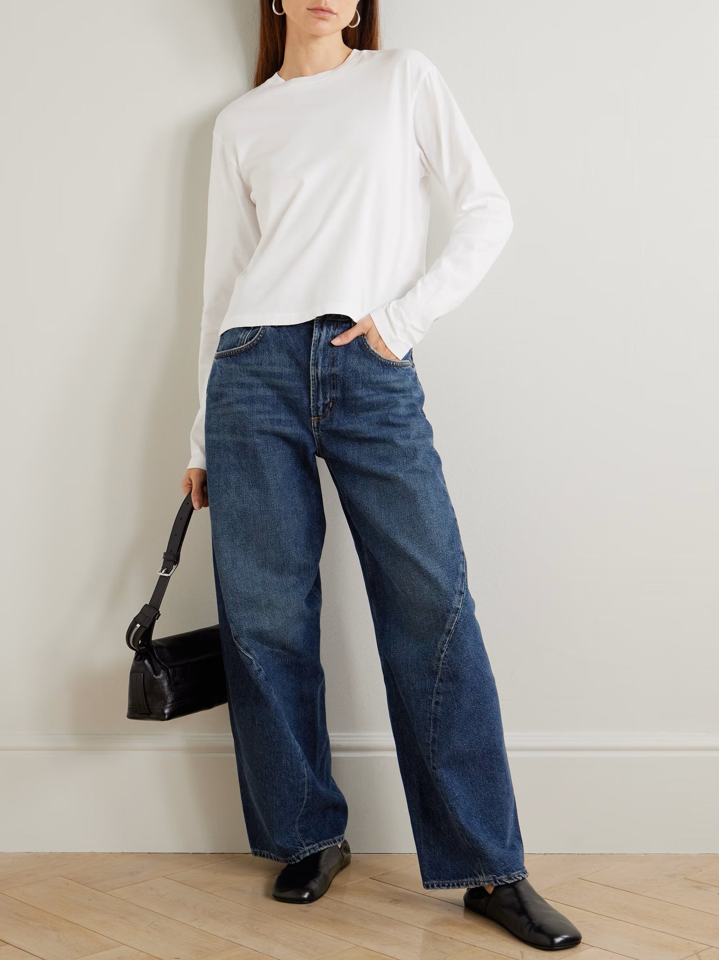 AGOLDE Twist Wide Leg Jeans in Nexus